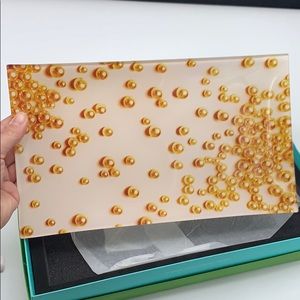 NIB snap happy pearls rectangular tray